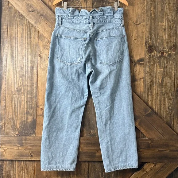 AGOLDE Lettuce Waistband Reworked High Rise Fitted 90s Jeans - Picture 5 of 15